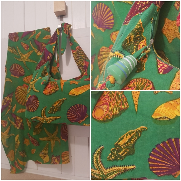 BEACH BAG with matching Sarong - Picture 5 of 8